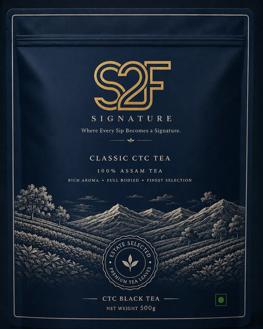 S2F Signature Classic CTC Assam Tea | 100% Pure Assam Single Origin (500g)
