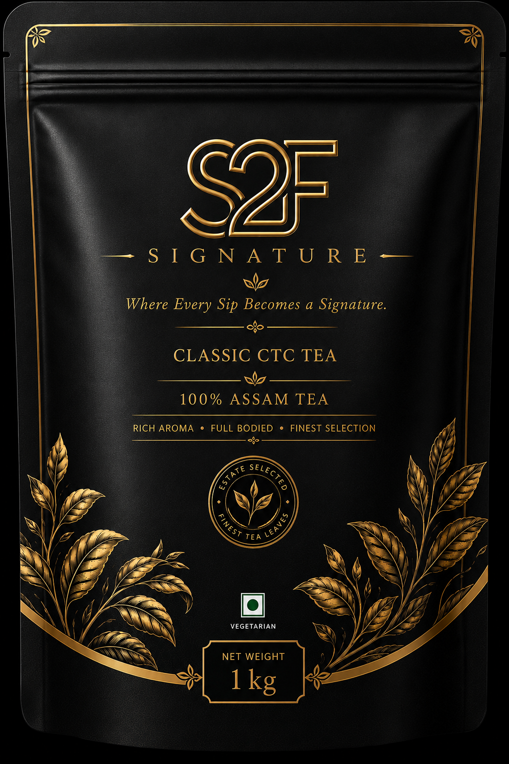S2F Signature Classic CTC Assam Tea | 100% Pure Assam Single Origin (1 kg)
