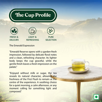 EMERALD RESERVE | First Flush | Pure Green Tea (50g)