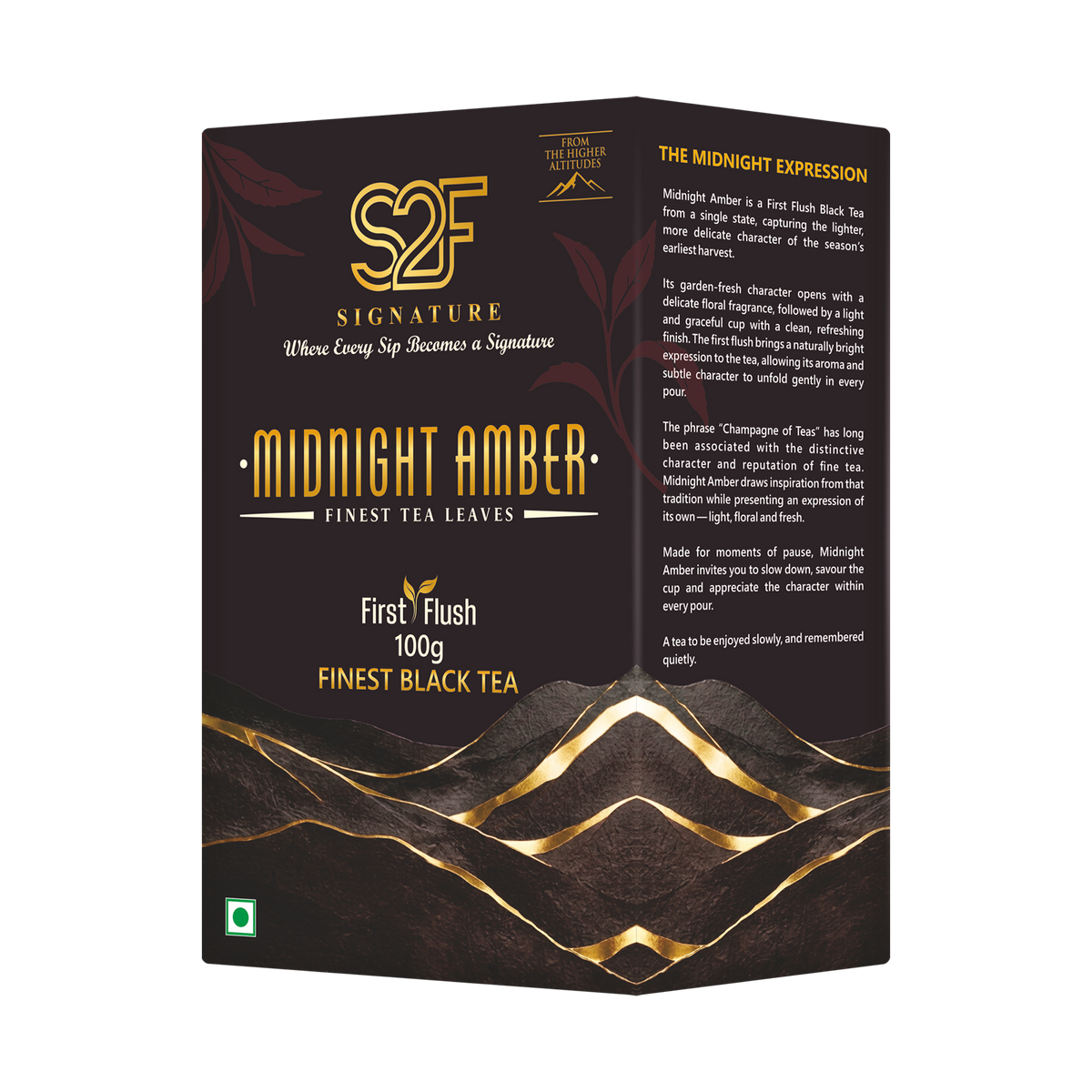 MIDNIGHT AMBER | First Flush | Black Tea | Whole Leaf (100g)